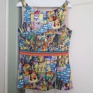 Anthropologie Weston peplum top